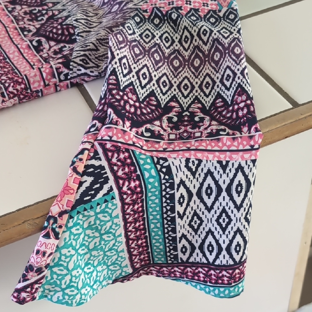 Kim Rogers Multicolor Geometric Blouse - Picture 4 of 5
